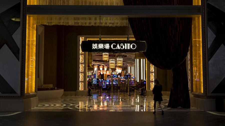 Gaming machines are seen at the casino of MGM Cotai in Macau, China February 13, 2018. REUTERS/Tyrone Siu