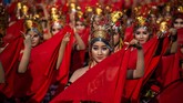 Meski kemudian Raden Mas Alit harus gugur dalam sebuah ekspedisi pelayaran (Layar) hingga menyebabkan kesedihan (Kumendung) bagi rakyat Banyuwangi. (Juni Kriswanto / AFP)