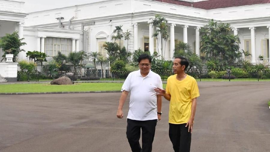 Presiden Joko Widodo hadiri perayaan HUT Golkar ke 54 Tahun