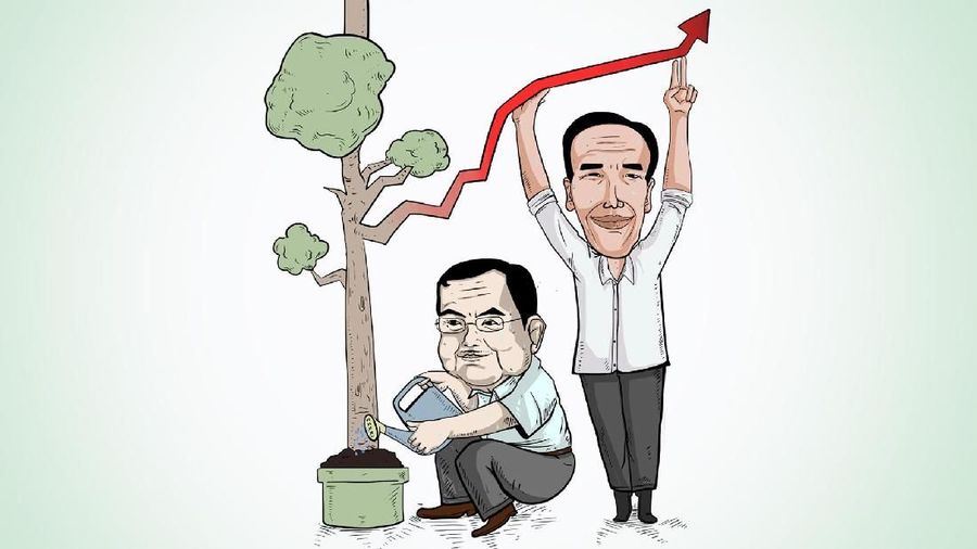 Pemerintah memamerkan capaian makroekonomi Indonesia dalam 4 tahun terakhir