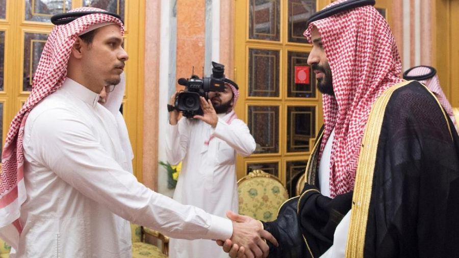 Putra Mahkota Arab Saudi, Muhammad bin Salman, mendarat di Buenos Aires, Argentina, pada Rabu (28/11/18).