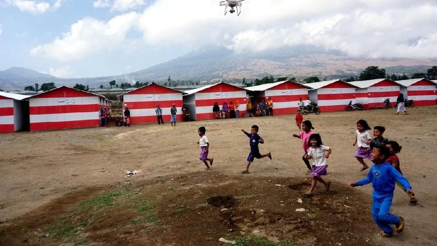 Huntara ini setidaknya mampu menampung setidaknya 1.500 keluarga korban bencana.