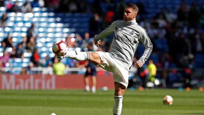 Sergio Ramos 'Hajar' Pemain Muda Madrid dalam Sesi Latihan