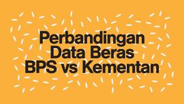 Perbandingan Data Beras vs Kementan