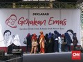 Emak-emak Mengeluh Tak Dapat Bingkisan Deklarasi Emas Prabowo