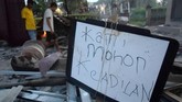 Susana di Aceh Tamiang saat ini dilaporkan sudah kondusif. Namun polisi masih berjaga-jaga untuk mencegah kejadian yang tak diinginkan. (ANTARA FOTO/Zamzami/wpa)