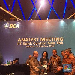 Masih Dikoleksi Investor Asing, Harga Saham BCA Menguat 1,81%