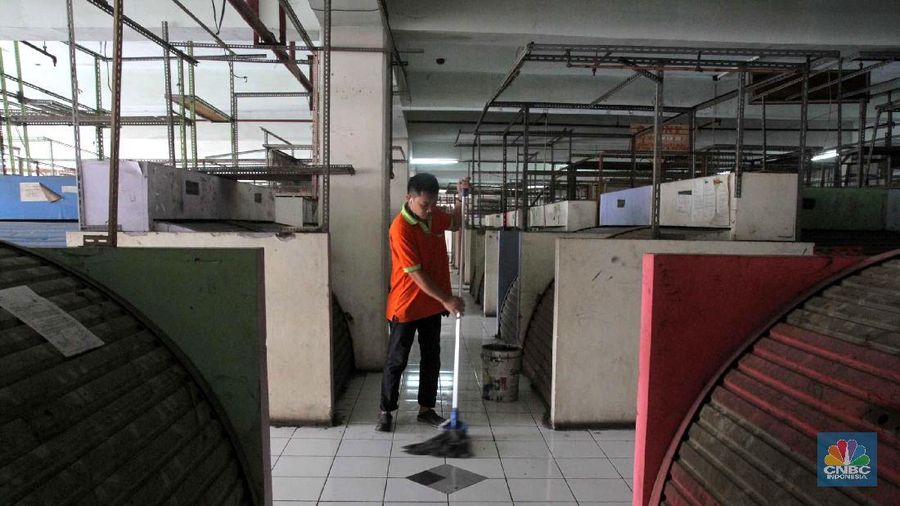 Blok G akan di revitalisasi dengan kosenp yang menggabungkan pasar dengan hotel dan rusun.