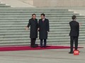 VIDEO: Shinzo Abe Disambut di Tiananmen Square China