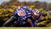 Maverick Vinales menempati posisi start kedua setelah mencatatkan waktu lebih lambat 0,310 detik dibanding Marquez. (REUTERS/Brandon Malone)