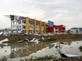 FOTO: Jakabaring Sport City Rusak Diterjang Puting Beliung