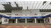 Pemerintah Provinsi Sumsel akan melaporkan perkiraan kerusakan di Jakabaring Sport City ini ke kementerian terkait. (ANTARA FOTO/Nova Wahyudi/foc).