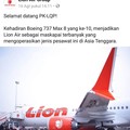 Lion Air Punya 10 Boeing 737 Max 8, Paling Banyak di Asia