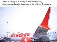 Lion Air Punya 10 Boeing 737 Max 8, Paling Banyak di Asia
