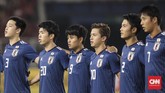 Timnas Jepang U-19 yang merupakan juara bertahan Piala Asia U-19 menjadi lawan bagi Saddil Ramdani dan kawan-kawan. (CNN Indonesia/ Hesti Rika)