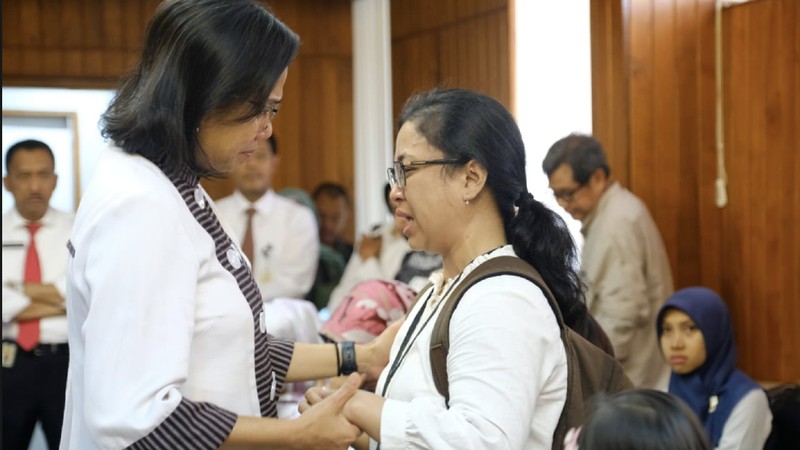 Terdapat 20 pegawai Kementerian Keuangan yang terdiri dari Ditjen Pajak, Ditjen Perbendaharaan Negara berangkat dari Jakarta.