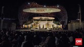 Pagelaran teater rakyat ‘Misteri Sang Pangeran’ menjadi pementasan perdana di Panggung Budaya Taman Indonesia Kaya, Semarang, Jawa Tengah pada akhir pekan kemarin, dua minggu setelah diresmikan.
