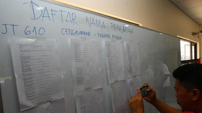 Istri Penumpang Pingsan Dengar Kabar Lion Air Jatuh