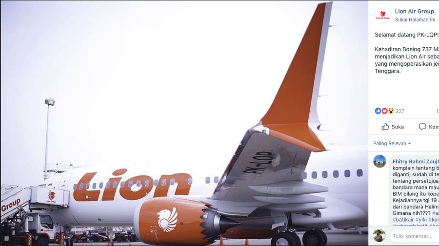 Pesawat Lion Air dengan nomor penerbangan JT-610 hilang kontak.