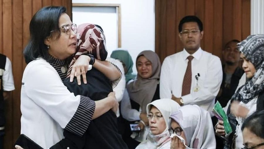 Terdapat 20 pegawai Kementerian Keuangan yang terdiri dari Ditjen Pajak, Ditjen Perbendaharaan Negara berangkat dari Jakarta.