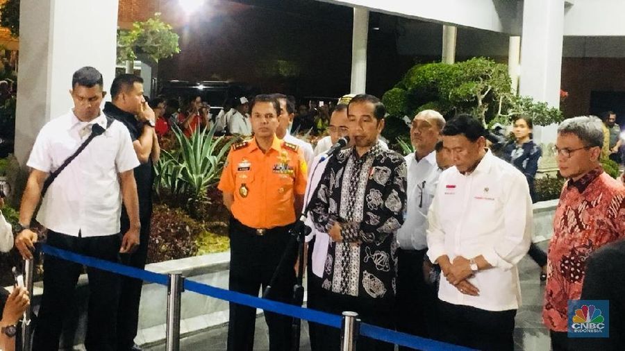 Presiden Joko Widodo (Jokowi) kembali menyampaikan duka mendalam atas musibah kecelakaan pesawat Lion Air JT610 hari ini.