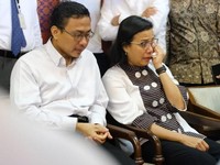 Sri Mulyani Berikan Santunan untuk PNS Korban Lion Air