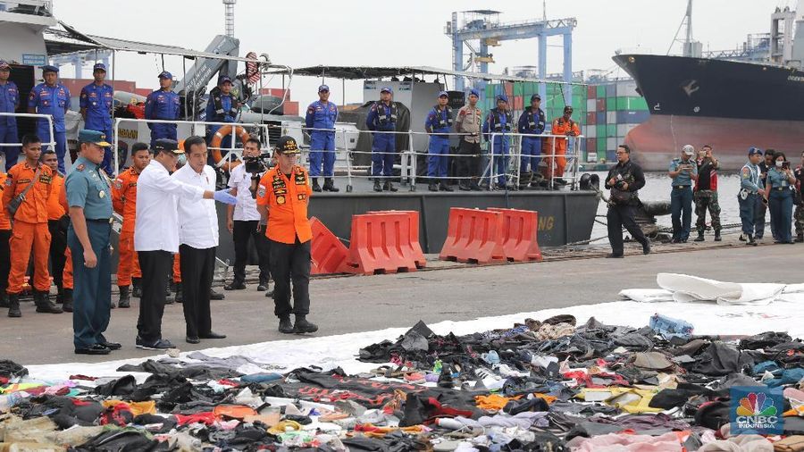 Lion Air JT-610 jatuh di perairan Karawang.