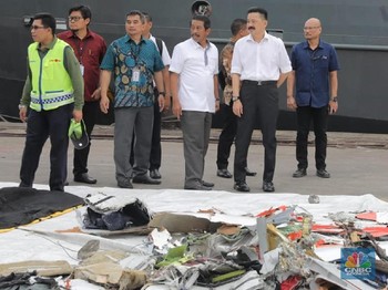 Pemilik Lion Air Lihat Langsung Kepingan Pesawat Miliknya