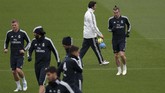 Real Madrid akan berhadapan dengan Melilla, klub penghuni Segunda Division B atau kompetisi level ketiga dalam tingkatan sepak bola Spanyol, pada babak 32 besar Copa del Rey di Stadion Alvarez Claro, Rabu (31/10) waktu setempat. (REUTERS/Susana Vera)