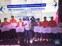 BRI Apresiasi Atlet Bulutangkis Peraih Medali Asian Games
