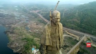 VIDEO: Patung 'Statue of Unity' di India Tertinggi di Dunia