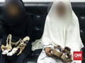 Mertua-Menantu Simpan Sabu 1 Kg dalam Sandal di Kualanamu