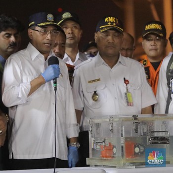 Serah Terima Black Box ke Tim KNKT untuk Penyidikan