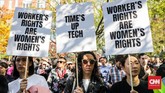 CEO Google Sundar Pichai telah menyuarakan dukungannya untuk pemogokan. (REUTERS/Jeenah Moon)