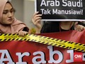 Protes Eksekusi TKI Tuti, Demonstran 'Segel' Kedubes Saudi