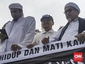 Bertopi Hitam, Eks Jubir HTI Beri Orasi di Aksi Bela Tauhid