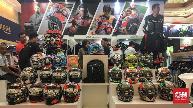 Helm Murah di IMOS, Tidak Sampai 2 Lembar Rp100 Ribu