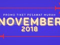 INFOGRAFIS: Tiket Pesawat Murah November 2018