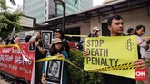 Tuti dinilai tak pantas menerima hukuman mati karena ia juga sebagai korban kriminalisasi. (CNN Indonesia/Adhi Wicaksono)