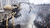 Monester ini konsep François Delarozière, direktur artistik dan kekuatan kreatif terkemuka di belakang La Machine, sebuah perusahaan teater besar di Prancis. (Photo by ERIC CABANIS / AFP)