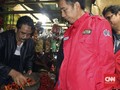 Celetukan Pedagang Asli Boyolali Kepada Jokowi di Pasar Anyar