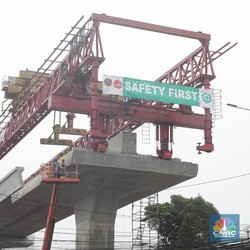 Ditarget Tuntas 2019, Pembangunan LRT Jabodebek Baru 49,1%
