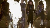 Janet Jackson menampilkan kelasnya sebagai sosok yang mendapat penghargaan khusus di kategori Global Icon Award. (REUTERS/Vincent West)