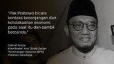 Danhil Anzar, Koordinator Juru Bicara Badan Pemenangan Nasional (BPN) Prabowo-Sandiaga.