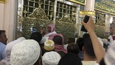 Cungkup Makam Nabi Muhammad di Masjid Nabawi.