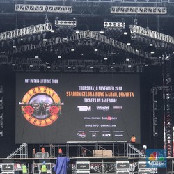 Begini Persiapan Konser Guns N' Roses di Senayan