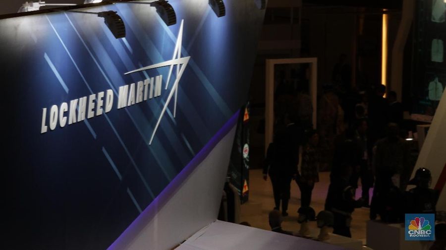 Lockheed Martin saat berpartisipasi di Indo Defence 2018 Expo & Forum di Jakarta (CNBC Indonesia/Muhammad Sabki)