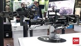 Tema besar Indo Defence & Expo Forum 2018 adalah Membangun Kemitraan Pertahanan Global Untuk Mengamankan Masa Depan. (CNN Indonesia/Andry Novelino)