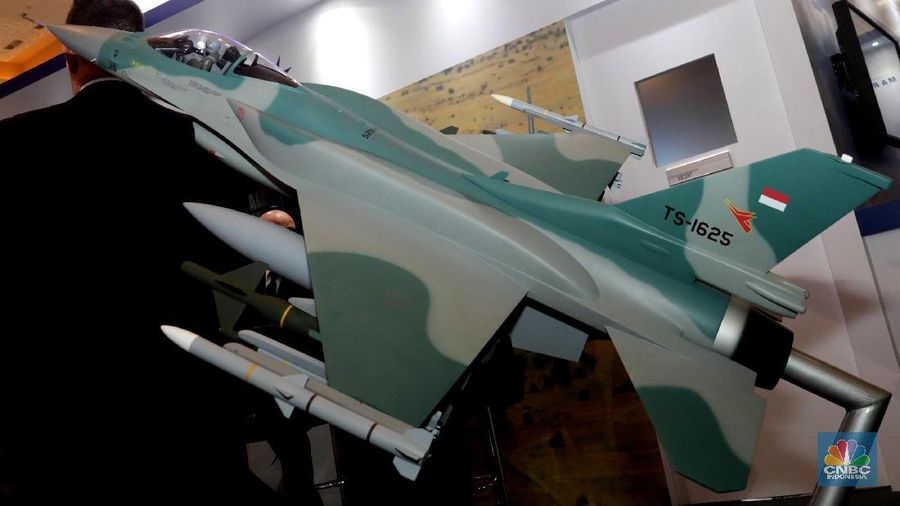 Lockheed Martin saat berpartisipasi di Indo Defence 2018 Expo & Forum di Jakarta (CNBC Indonesia/Muhammad Sabki)