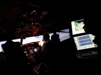 Melihat Simulator Pesawat Boeing 737-900 ER Milik Lion Air
